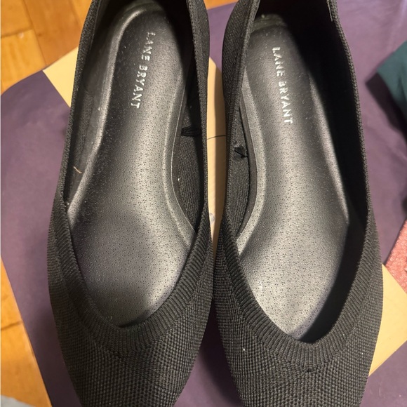 Lane Bryant Black Flats - Picture 1 of 3